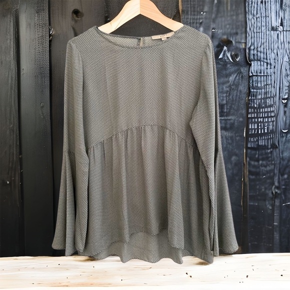 🍄The Loft Boho Style Bell Sleeve Blouse - Picture 1 of 6